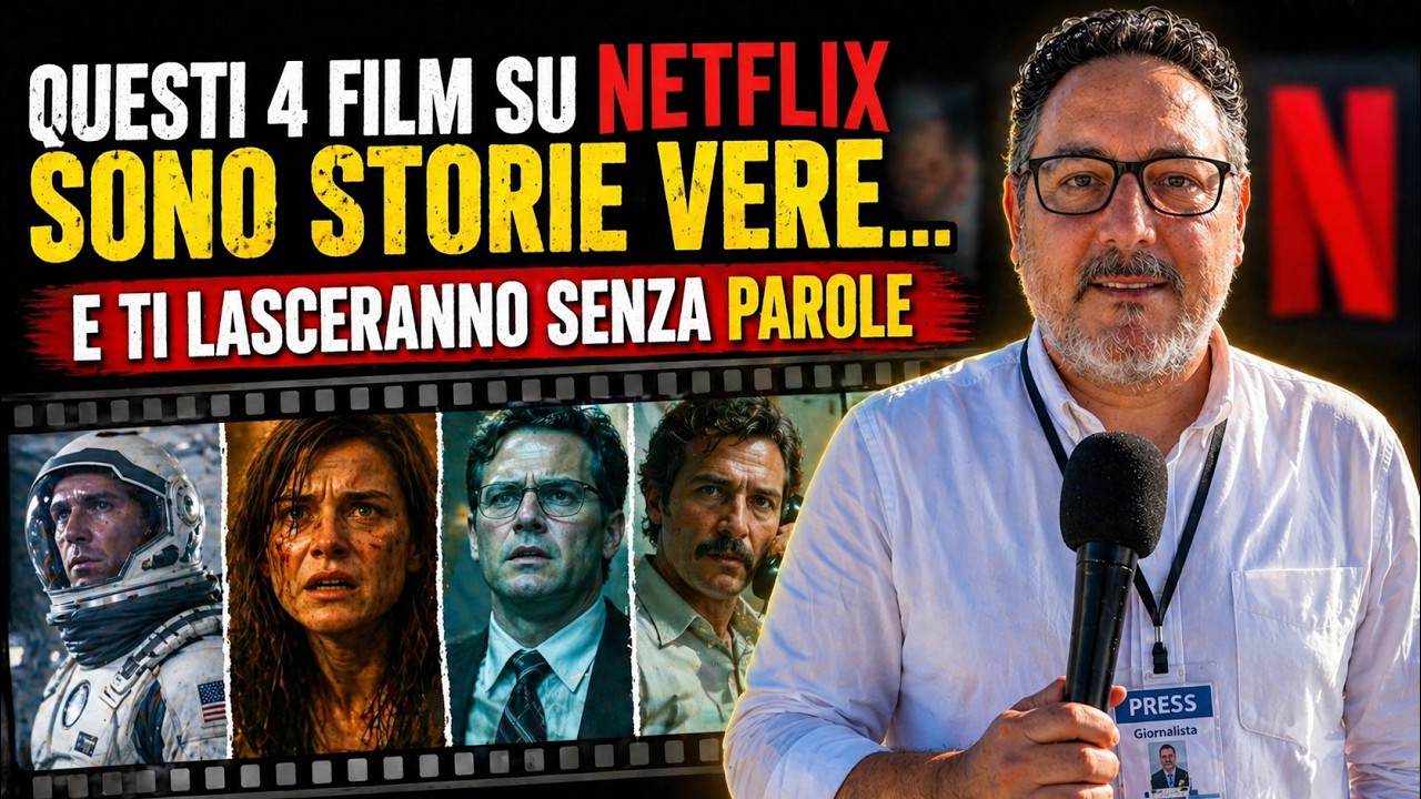 🎬🍿 4 FILM NETFLIX ISPIRATI A STORIE VERE CHE HANNO SCONVOLTO IL PUBBLICO