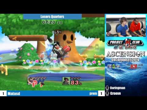 “Ascension 12/17/16” - Matasd (Wario) v. prem (Falco) - Losers Quarters