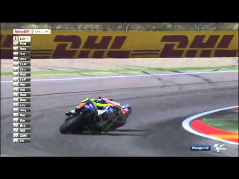 Dani Pedrosa vs Valentino Rossi - Aragon 2015 HD