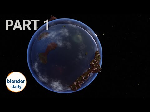Continents flying? Mesh Island Node | Blender Geonodes Daily, tip 71, part 1/2