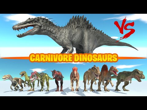 S-REX (SPINOMINUS REX) V2.0 vs ALL UNITS DINOSAURS - Animal Revolt Battle Simulator