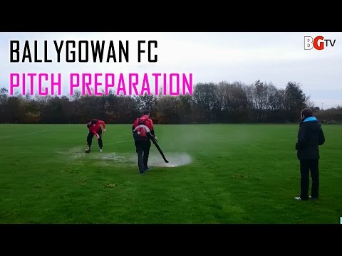 Ballygowan FC - Pitch Preparation
