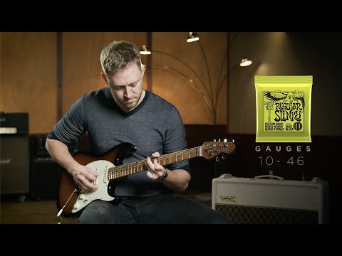 Ernie Ball: String Alloy - Nickel Wound Slinkys on the Cutlass SSS