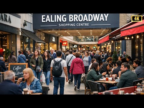 Ealing Broadway Street Walk 🇬🇧 One of West London's Vibrant High Street  | 4K HDR