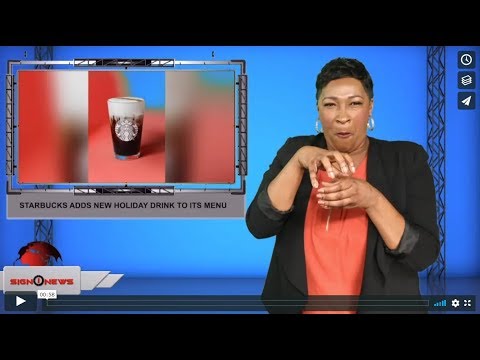 Starbucks adds new holiday drink to its menu (ASL - 12.4.19)