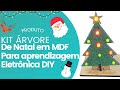Video - Kit Árvore de Natal MDF com Leds DIY Arbor para Aprendizagem Eletrônica