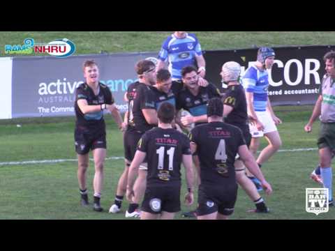 2017 RAMS NHRU Round 10 Premier 1 Highlights - Wanderers V Maitland