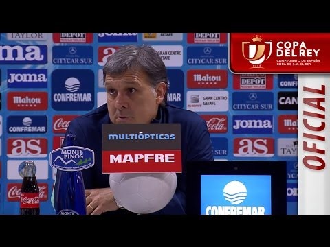 Rueda de Prensa de Tata Martino tras el Getafe CF (0-2) FC Barcelona - HD Copa del Rey