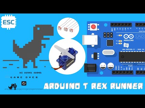 Automated Chrome Dino Game using Arduino 