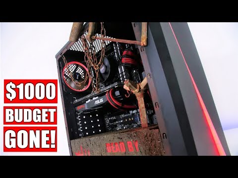 CRAZY! $1000 Budget Custom Gaming PC Build – Dead By Daylight Time Lapse Deconstructed