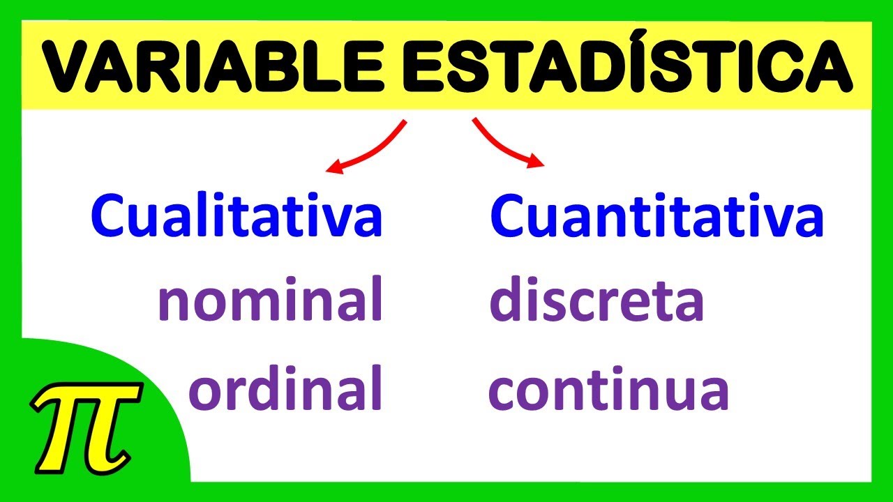 Variables estadísticas cualitativas y cuantitativas | tipos de variables estadísticas | Estadística
