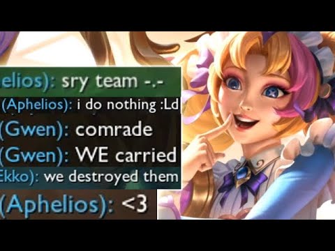 Tank Gwen Jungle (Gone Wholesome) - Cafe Cuties Gwen Jungle Divine Sunderer - League of Legends