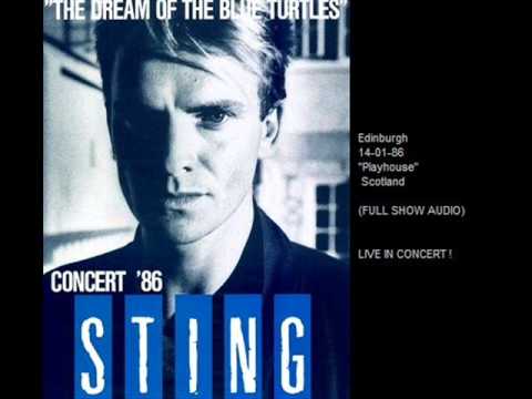 STING - Edinburgh 14-01-86 "Playhouse Theatre" Scotland (FULL SHOW)