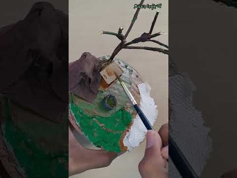 #shorts 🌿HAPPY ENVIRONMENT DAY! 🌏🌎🌍| EASY Crafty Decor Out of WASTE MATERIALS ❌🗑️#craft