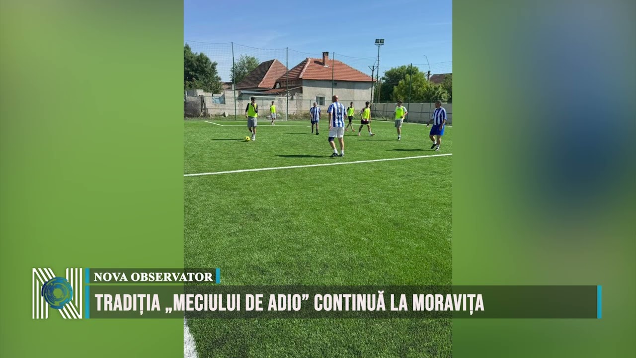 Tradiția „Meciului de adio” continuă la Moravița