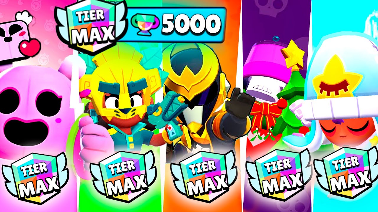 OS 5 BRAWLER mais FÁCEIS DE PEGAR 1000 TROFEUS no BRAWL STARS