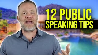 12 Public Speaking Tips // How to Give a Speech