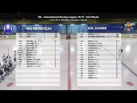 2019 IHL - KHL Medveščak 2 : 9 KHL Zagreb - highlights