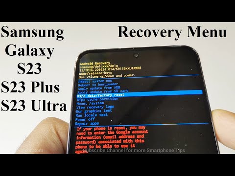 How to Access Recovery Menu on Samsung Galaxy S23 Ultra, S23, and S23 Plus