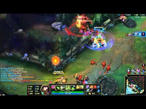 Kog'Maw hits a Quadra with ease - League of Legends - Ranked