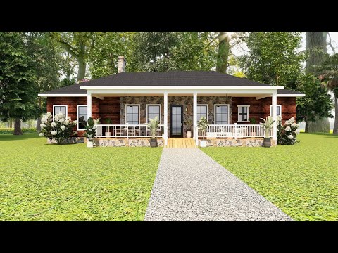 47'x65' (14.4x19.9m) Ideal Single-Story Retirement House | Embracing Complete and Simple Living