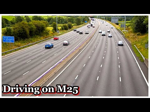 Driving on M25 Motorway and A21 || Hussain’s Punjabi World ||