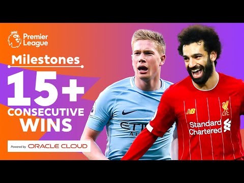 LONGEST Premier League winning streaks ft. Man City & Liverpool