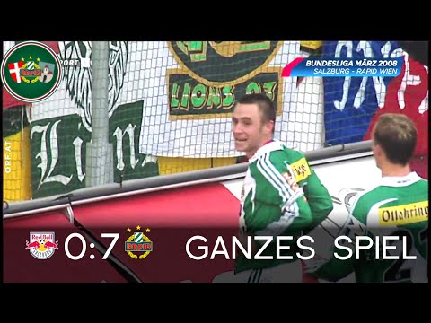 ganzes Spiel: Red Bull Salzburg vs. SK Rapid Wien 0:7; 2007/08 | HD |