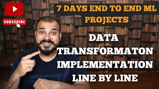Tutorial 5-End To End ML Project-Data Transformation Implementation Using Pipelines