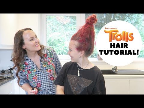 How to create Poppy Trolls Hairstyle!