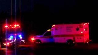 preview picture of video 'Leander, TX Fire Squad 2681, Engine 2613 and Williamson County EMS Medic 24'