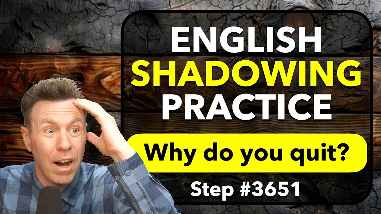English SHADOWING Practice Listen and Say it with me: Repeat-After-Me