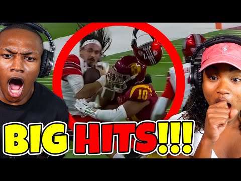 THE MOST VICIOUS Hits in Football History!
