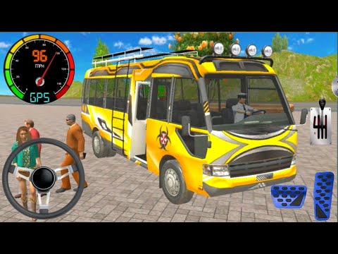 New Luxury Van Minibus  Driving Games - City Minibus Simulator 3D - Bus Game _  Android GamePlay