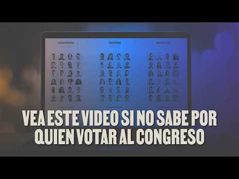 Tarjetón de candidatos al Congreso 2026: una lista corta para votar