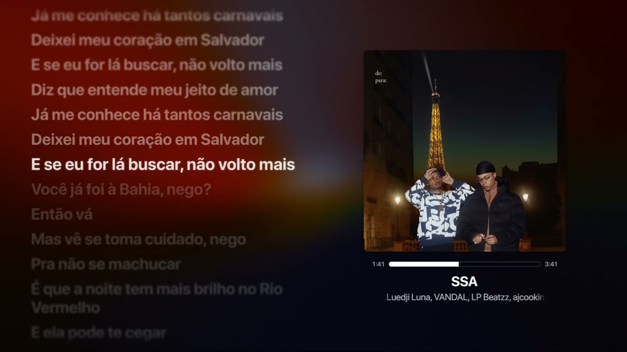 Sant, Luedji Luna, Vandal - SSA [Letra]