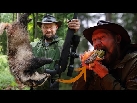 Dachs vom Grill?! 😳 Wilder geht's nicht – Outdoor Burger der Extraklasse.