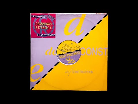 CASANOVA'S REVENGE - LET'S WORK (12" SPECIAL MIX 2) - 1989