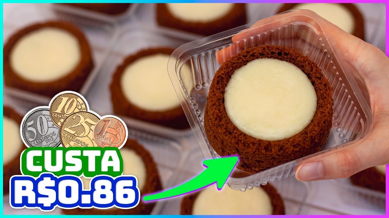 🤑 Venda TODOS os Dias e Ganhe MUITO Dinheiro | Mini Bolo Prestígio | Bolo Piscininha Fácil e Barato!