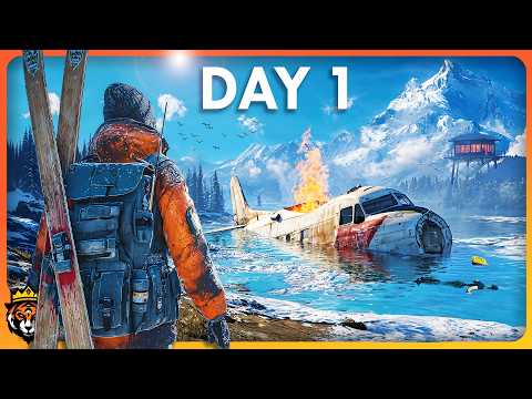 DAY 1 in The NEW Most Mysterious Arctic Survival Game I've Ever Played...