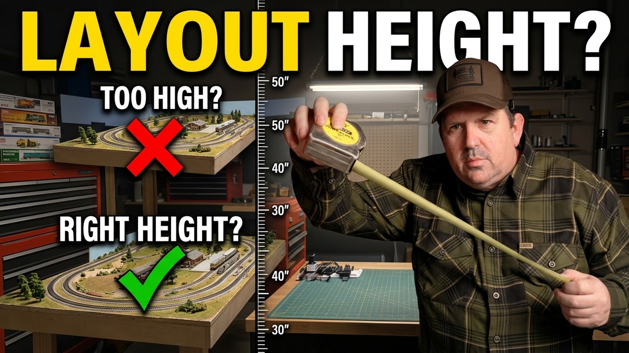 Getting Layout Height Right | Model Train Building
