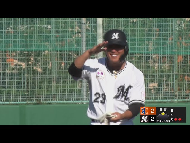 【ファーム】2軍通算最多記録の822安打達成!! マリーンズ・石川慎吾の同点タイムリー!! 2024年9月20日 千葉ロッテマリーンズ 対 オイシックス新潟アルビレックスBC