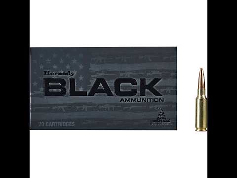 6.5 Grendel (6.5x39mm), 123gr BTHP, Hornady Black (81512) Review