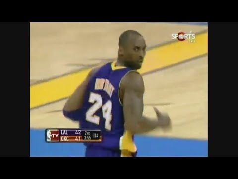 Kobe Bryant 31 Points 4 Ast 3 Stl @ Thunder, 2009-10.