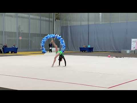 Oceana Valmestad WRGA Athlete 2C Free Routine Rhythmic Royals Winter Challenge February 8, 2025