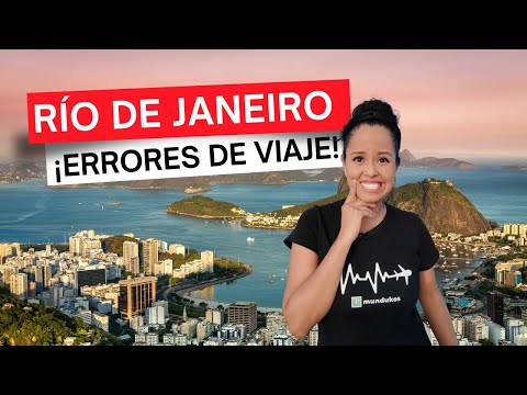 Errores al viajar a Río de Janeiro en Brasil