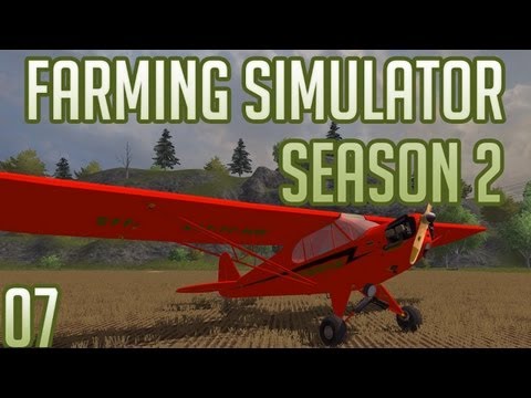 Farming Simulator 2013 w/ Docm77 Season 2:  #7 - Piper Airplane