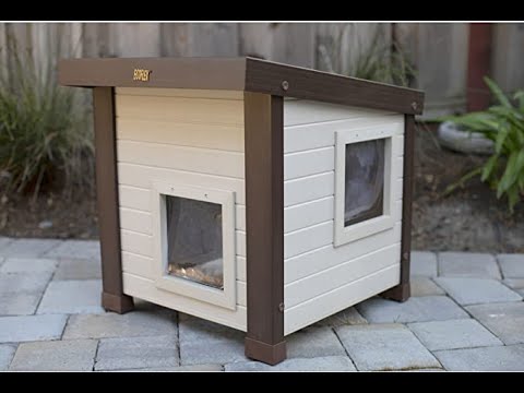 ecoFLEX Albany Outdoor Feral Cat House, Multicolor