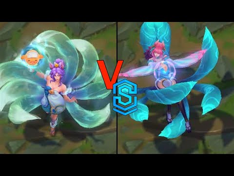 Spirit Blossom Springs Ahri VS Spirit Blossom Ahri