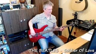 THE BEATLES - Soldier Of Love (bass cover) - Live recording